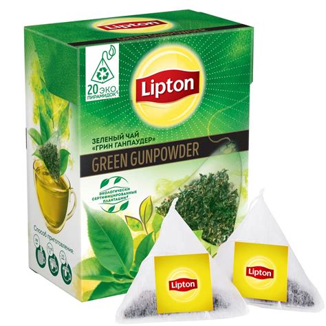 Зеленый чай Lipton