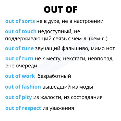 Значение "in" и "out" в английском языке