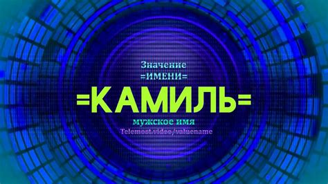 Значение имени Камиль