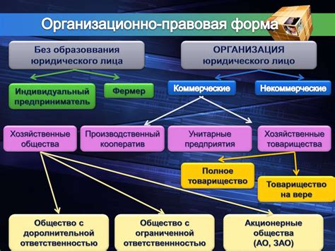 Значение организационно-правовой формы в деятельности ООО