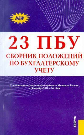 Значение положений по бухгалтерскому учету