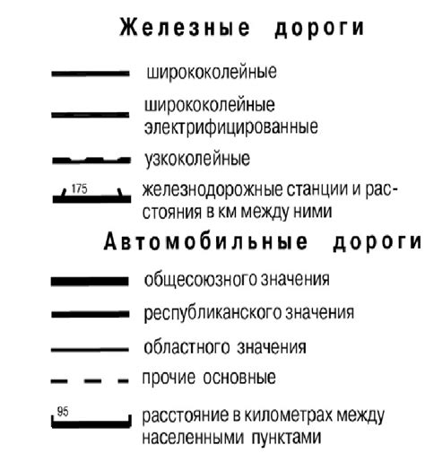 Значение серой дороги на карте