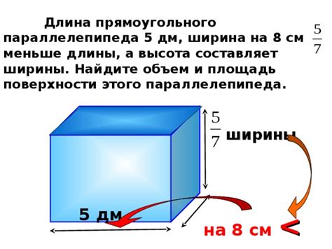 Значение ширины в контексте параллелепипеда