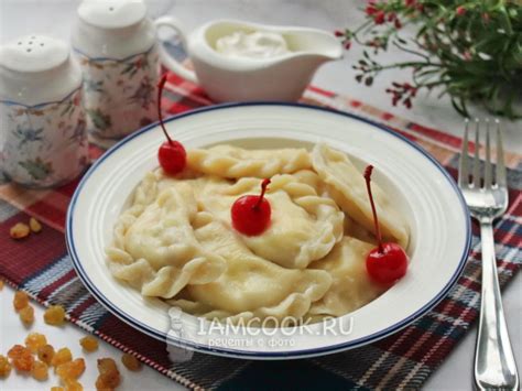 Идеальные вареники с творогом и изюмом