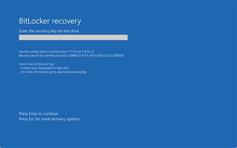 Идентификатор BitLocker и восстановление по ID