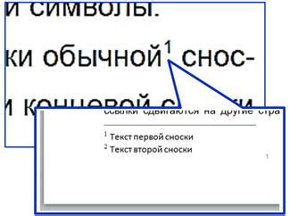 Избегайте повторений сносок в тексте