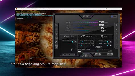 Изменение внешнего вида графика в MSI Afterburner