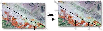 Изменение географических данных