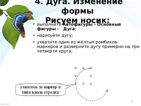 Изменение формы круга