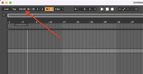 Изменение BPM сэмпла в Ableton Live