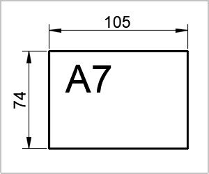 Изображения формата А7