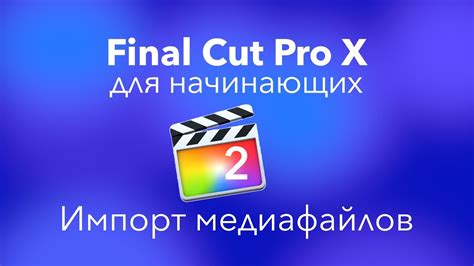 Импорт avi в Final Cut