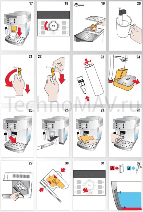 Инструкции по очистке и уходу за кофемашиной