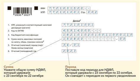 Инструкция по заполнению уведомления по НДФЛ 2023