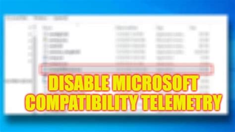 Инструкция по отключению Microsoft Compatibility Telemetry