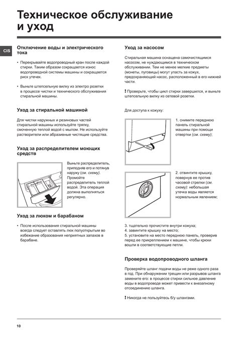 Инструкция по очистке