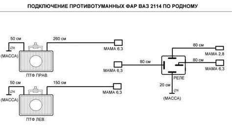 Инструкция по подключению ПТФ от габаритов 2110