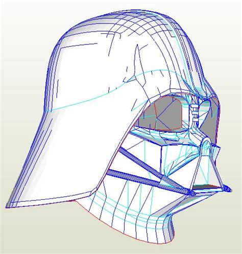 Инструкция по рисованию шлема Дарта Вейдера