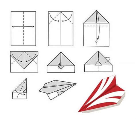 Инструкция по созданию бумажного самолетика - просто и быстро