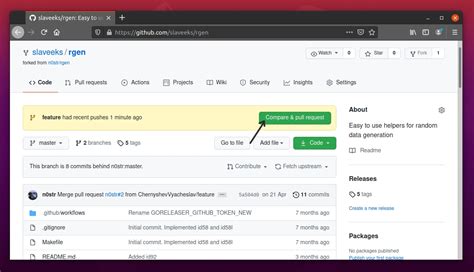 Инструкция по созданию pull request в Git Kraken