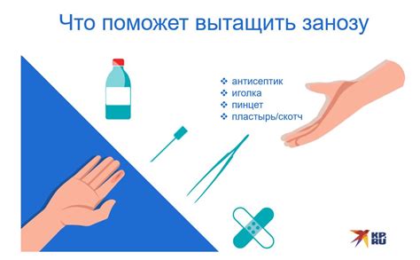 Инструменты для безопасного удаления занозы