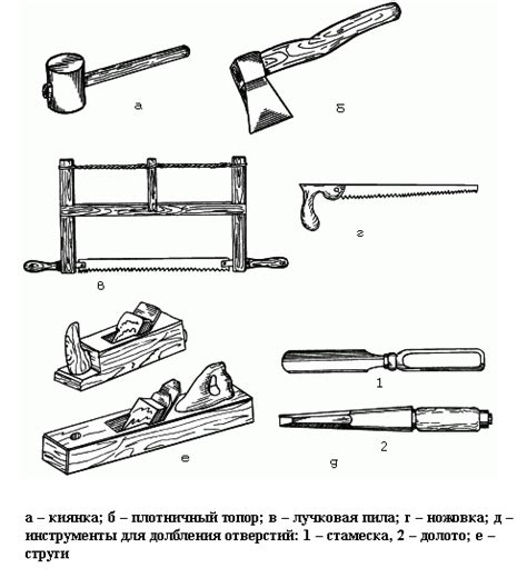 Инструменты для изготовления стола