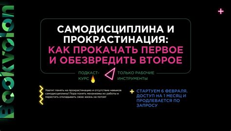 Инструменты успешных людей: прокрастинация и самодисциплина