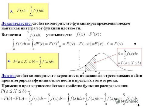 Интеграл от функции распределения