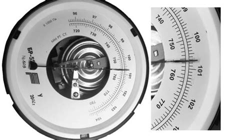 Использование барометра для измерения атмосферного давления