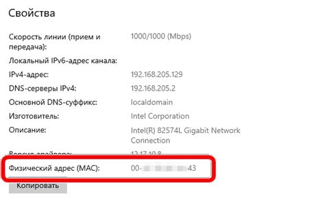 Использование информации о MAC-адресе провайдера в сетевых настройках