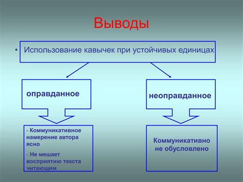 Использование кавычек