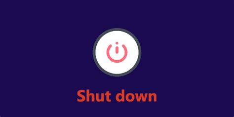 Использование команды "sudo shutdown"