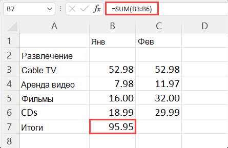 Использование оператора сложения для обновления суммы