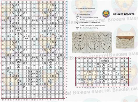 Использование основного узора и техник