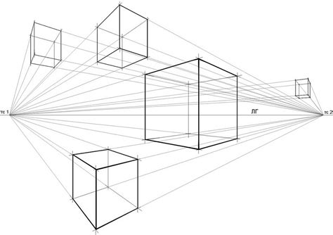Использование перспективы: создание объема в рисунке