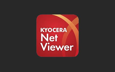 Использование программы "Kyocera Net Viewer"