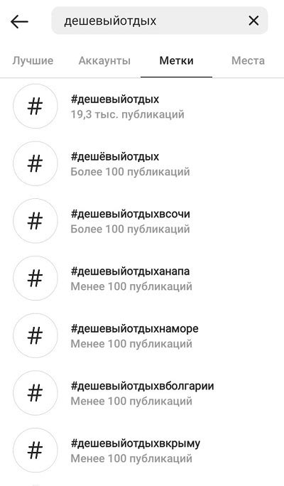 Использование хештегов и тегирования в совместной работе в Instagram