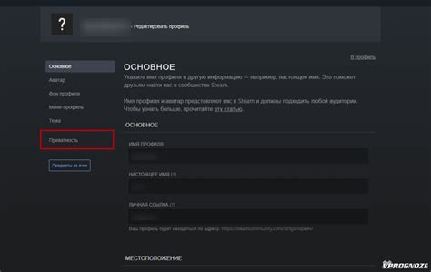 Использование URL игрового профиля Steam