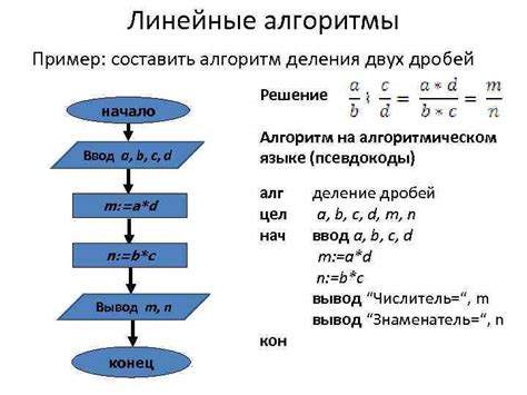 Используемые формулы и алгоритмы