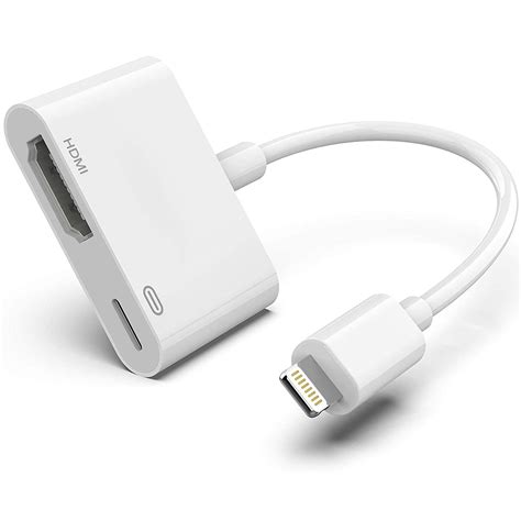 Используйте HDMI-адаптер Lightning Digital AV для передачи экрана iPhone на телевизор