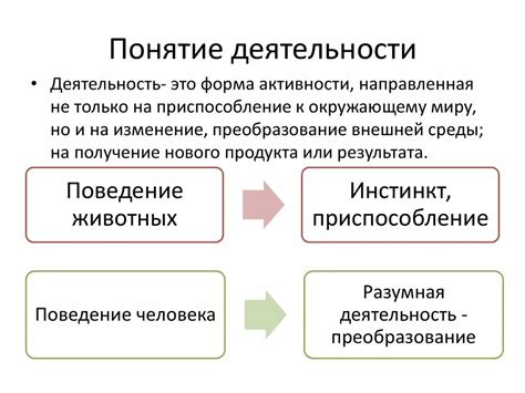 История понятия