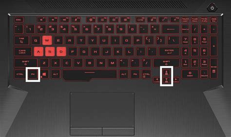 Как включить подсветку клавиатуры на ноутбуке Asus ROG Strix G17