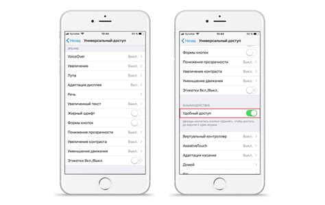 Как включить универсальный доступ на iPhone