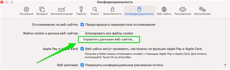 Как включить файлы cookie в браузере Safari: пошаговая настройка