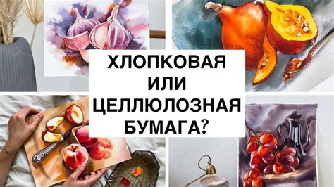 Как выбрать материал для акварели: хлопок или целлюлоза?