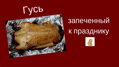 Как выбрать свежего гуся для приготовления