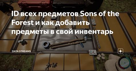 Как выбросить ненужный инвентарь в Sons of the Forest