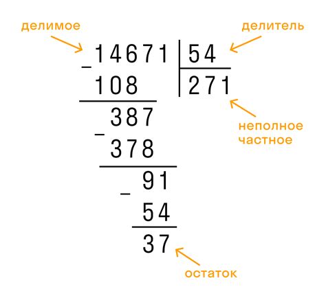 Как выполнить деление