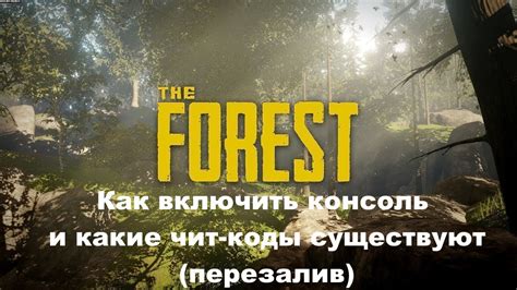 Как запустить консоль The Forest в кооперативе