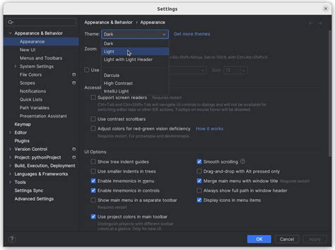 Как изменить табуляцию в PyCharm